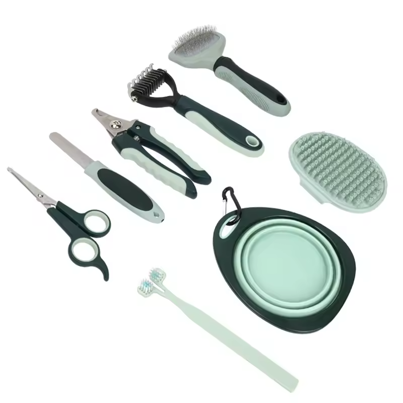8-in-1 Pet Grooming Brush Set