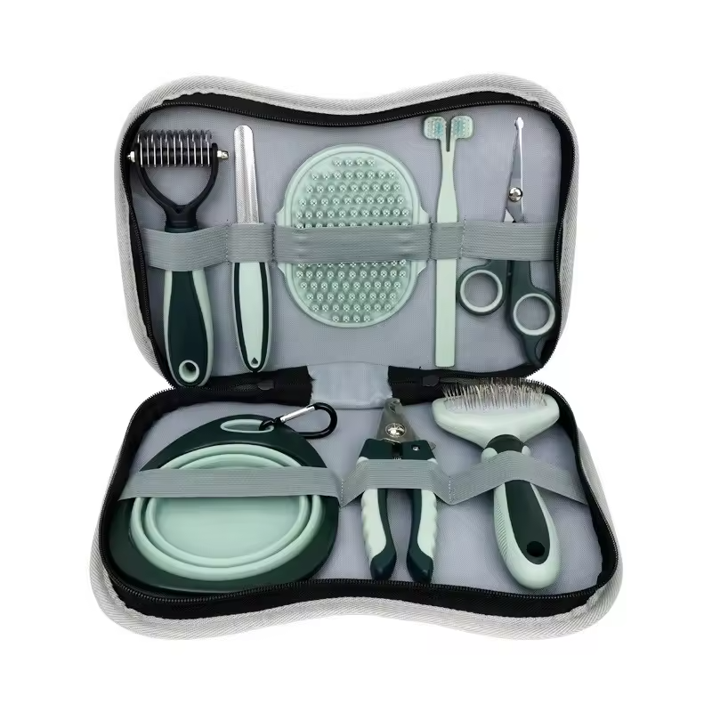 8-in-1 Pet Grooming Brush Set