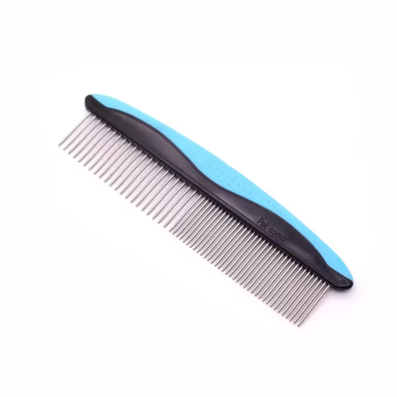 Double Teeth Stainless Steel Pet Comb