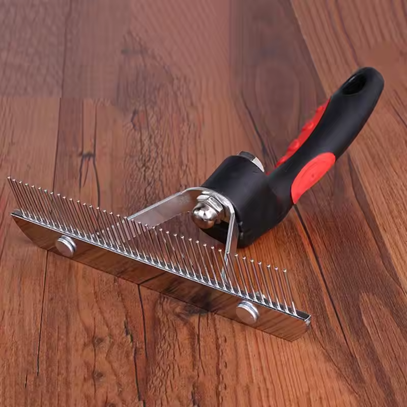 Stainless Steel Dog Dematting Rake
