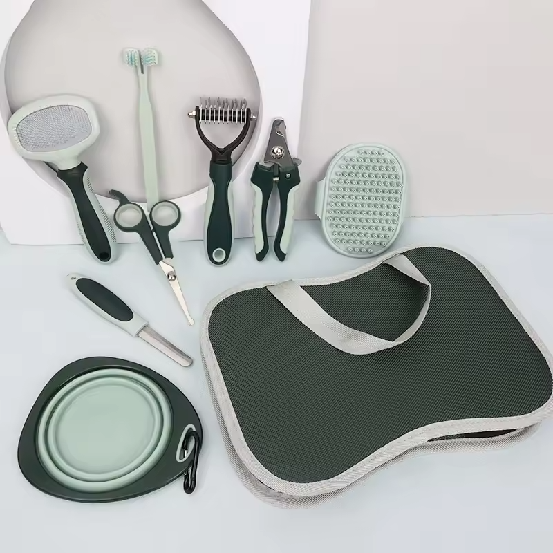 8-in-1 Pet Grooming Brush Set