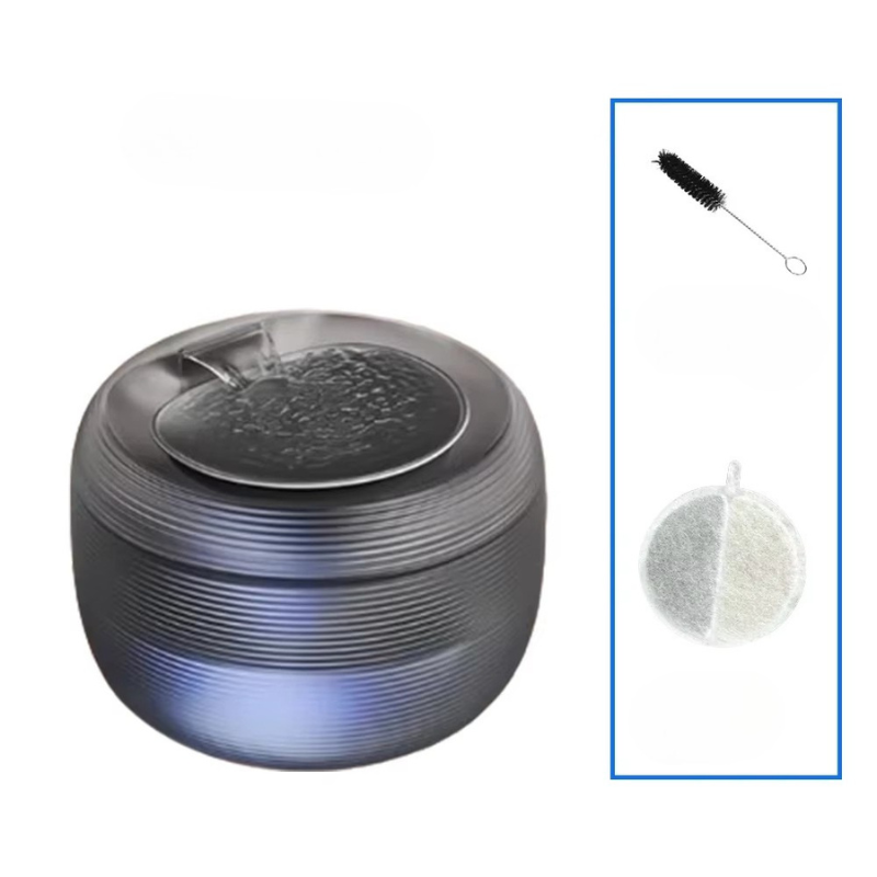 Cat water fountain automatic cyclic filtering