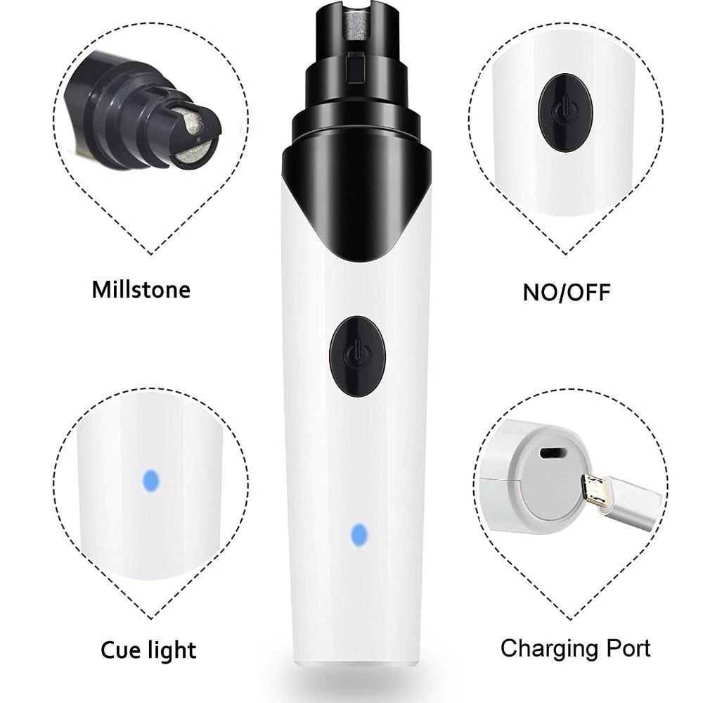 PupClip Pro | Ultra-Quiet Electric Nail Grinder